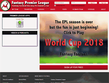 Tablet Screenshot of fantasy-premier.com